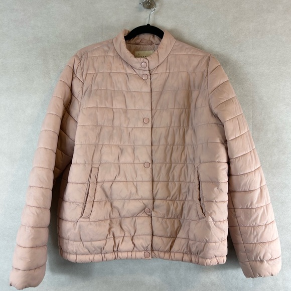A new day puffer jacket nude size large super soft cozy and comfortable - Picture 2 of 6